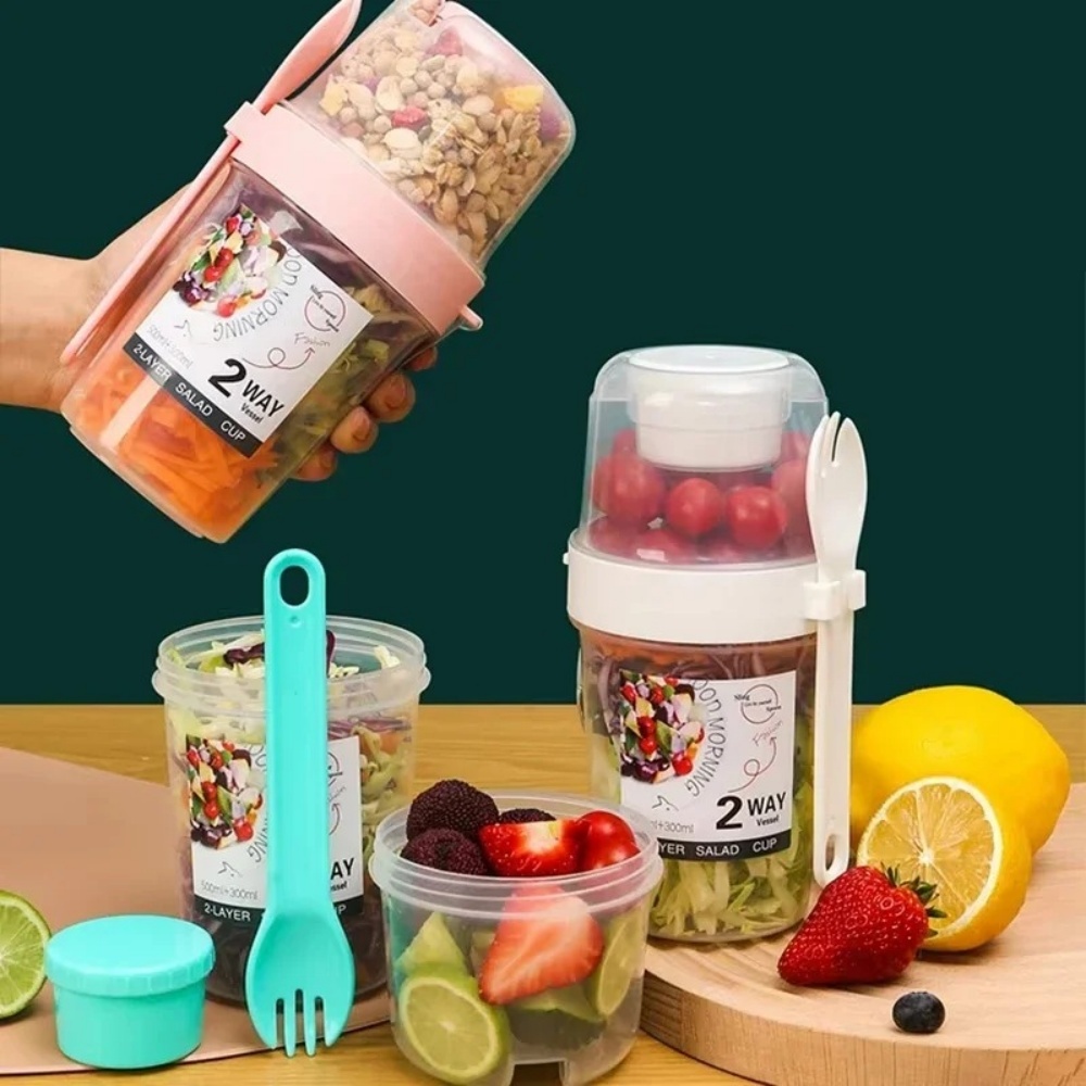 Food Snacks Wholesale - Przenośny Kubek na Sałatkę Kubek Śniadaniowy