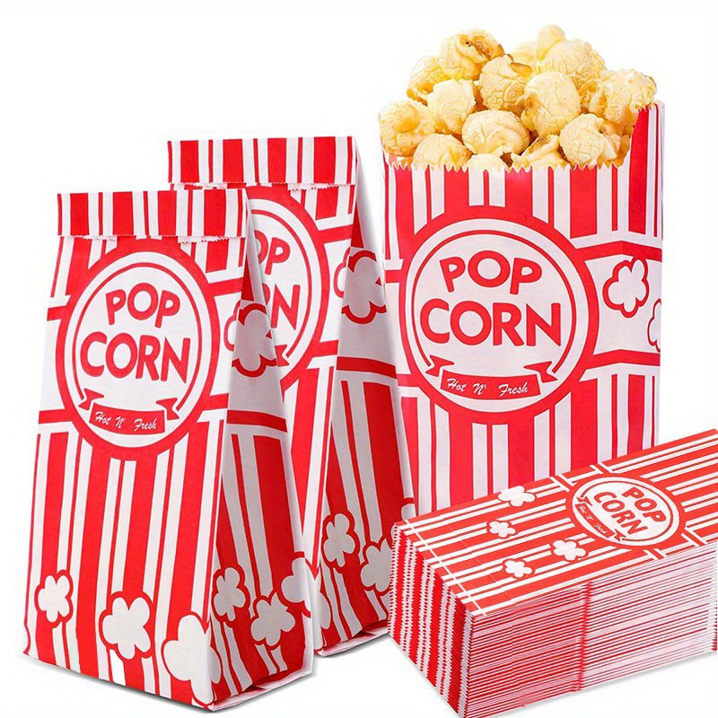 Food Snacks Wholesale - 20/50 szt. Torebek na popcorn, indywidualne
