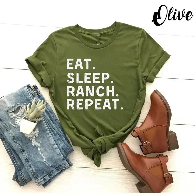 Foody Snacks - Koszulka Eat Sleep Ranch RepeaT -