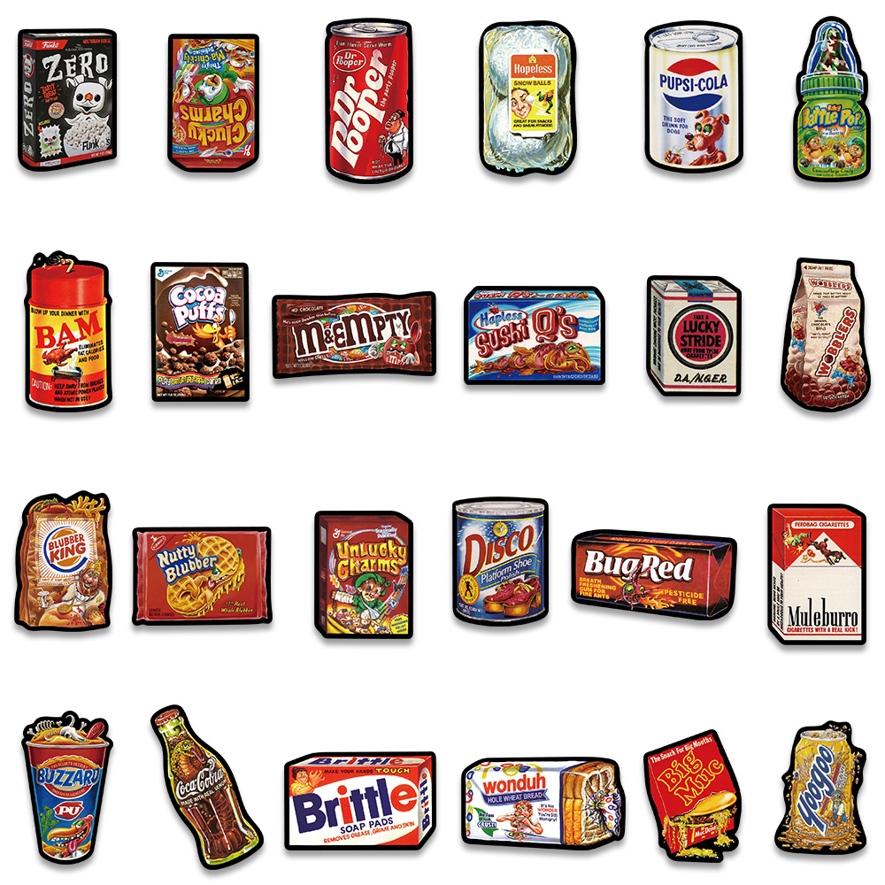 48 szt. Kreskówkowe amerykańsk – American Food Y Snacks recenzja i cena
