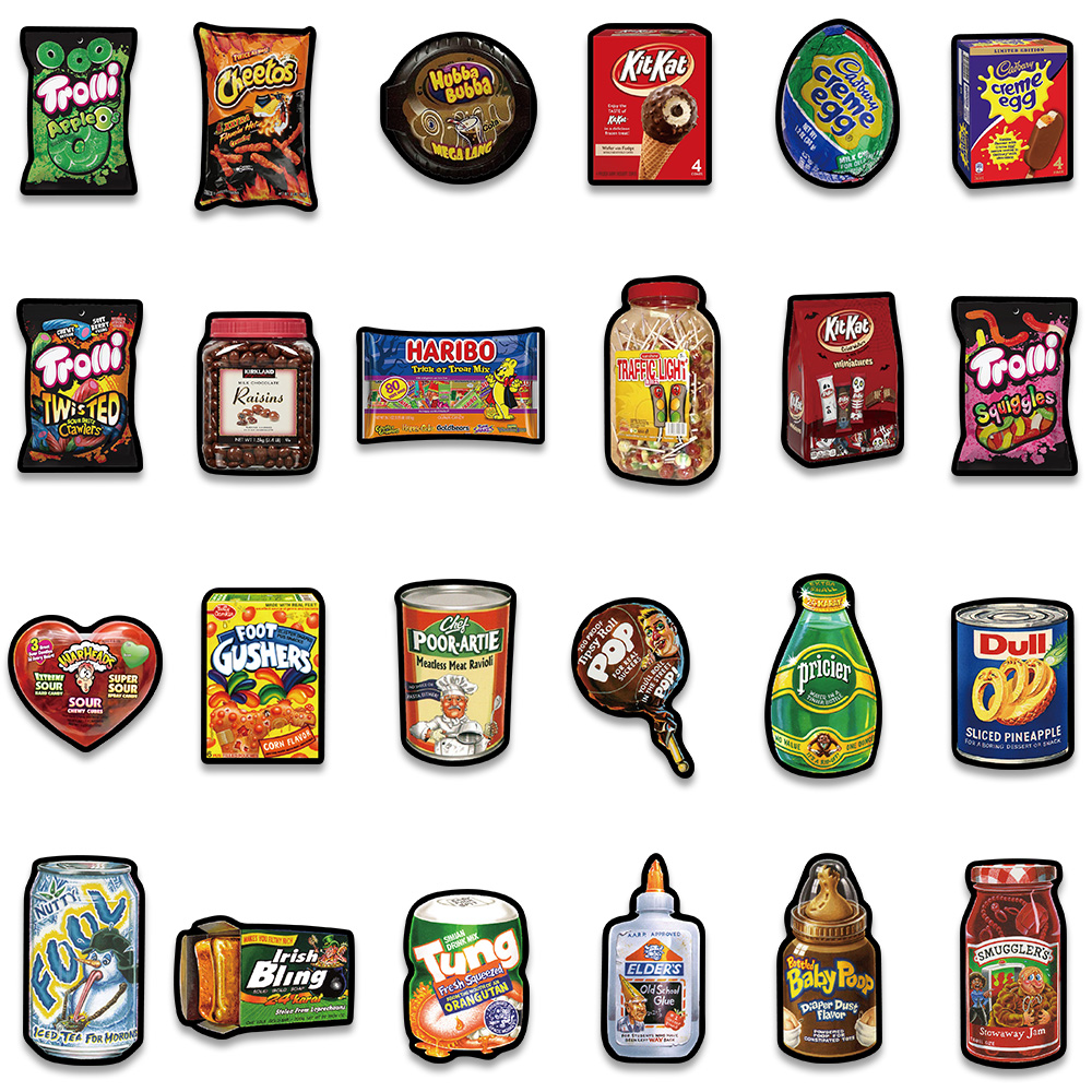 48 szt. Kreskówkowe amerykańsk – American Food Y Snacks recenzja i cena
