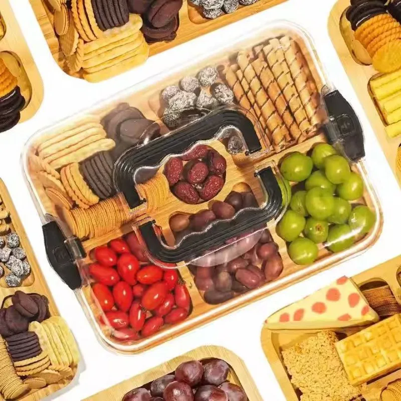 Drewniana deska do serów, taca – Food Snacks For Camping recenzja i cena