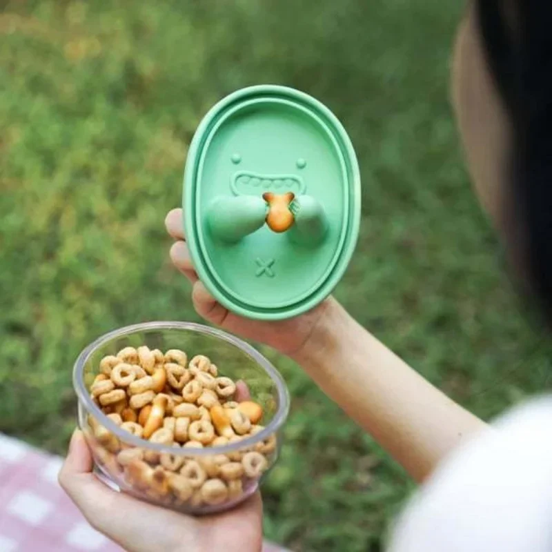 Pudełko na lunch z silikonową  – Food Snacks For Camping recenzja i cena